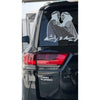 Zayed w Rashid Car Sticker