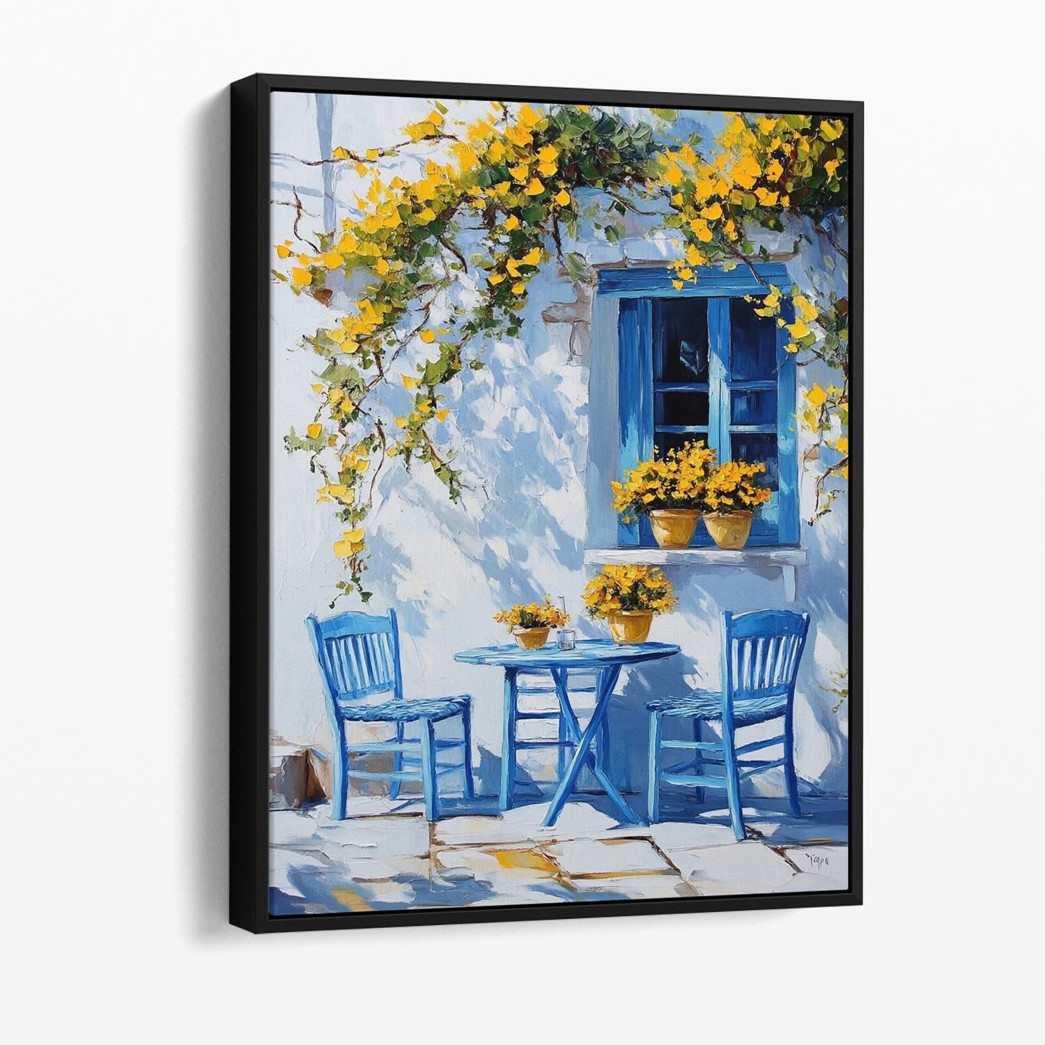 Chefchaouen Blue City Canvas Art