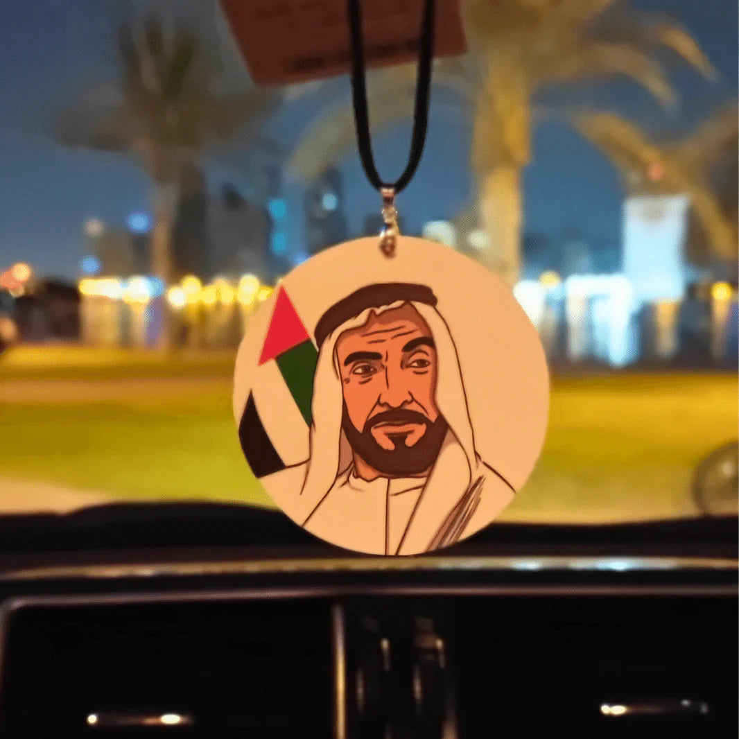 Zayed Car Hanging