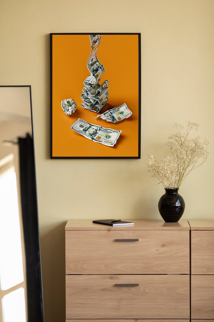 Dollar canvas wall art